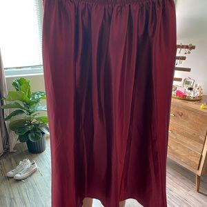 Everleigh Polyester Red Skirt